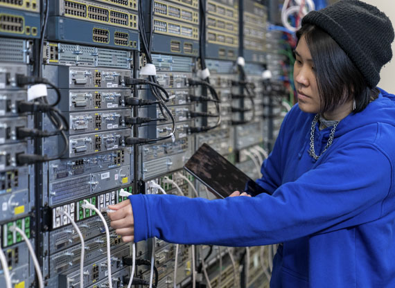 Students who have a background in IT and received certifications