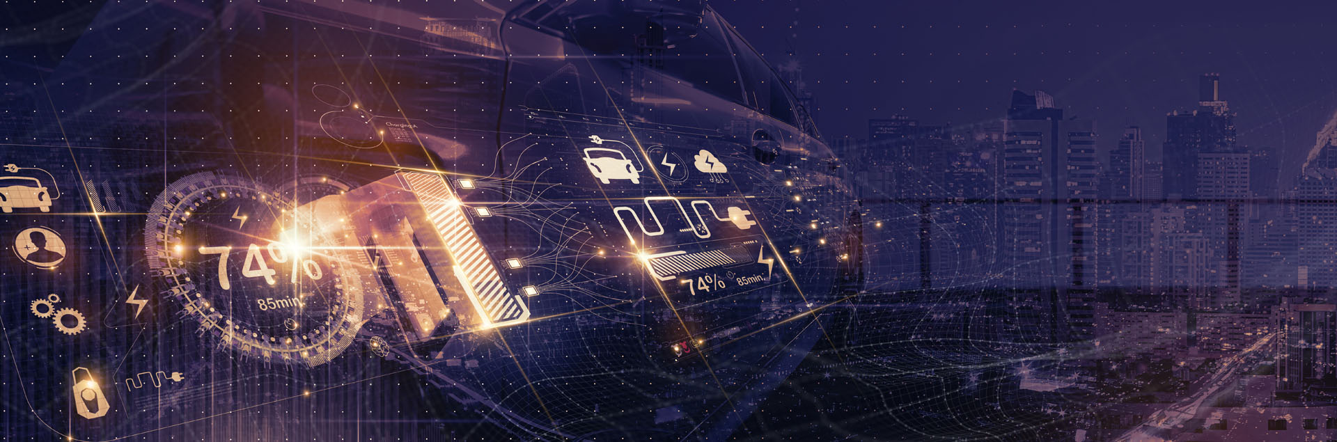 electric vehicle header