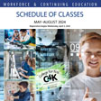 Workforce and Continuing Education Schedule